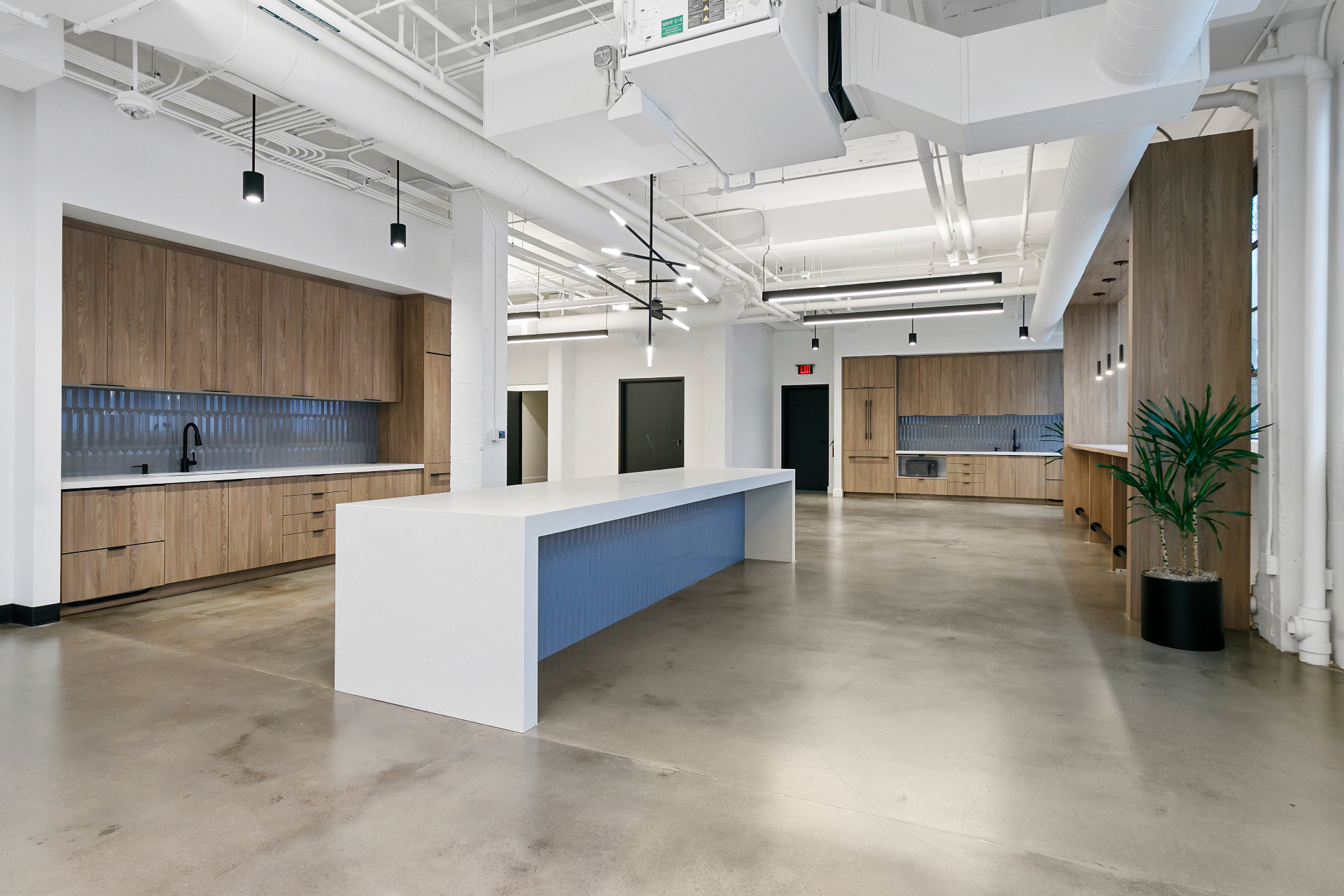 Commercial office kitchen and breakroom fit-out with quality joinery in Melbourne