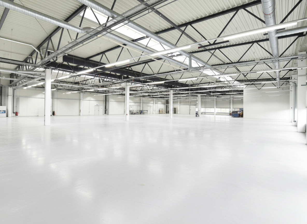 Empty warehouse after make good completion ready for handover Melbourne