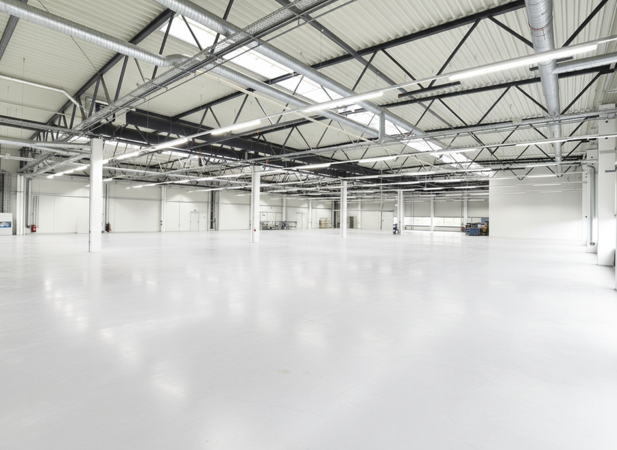 Empty commercial warehouse tenancy cleared and prepared for end of lease make good handover in Melbourne