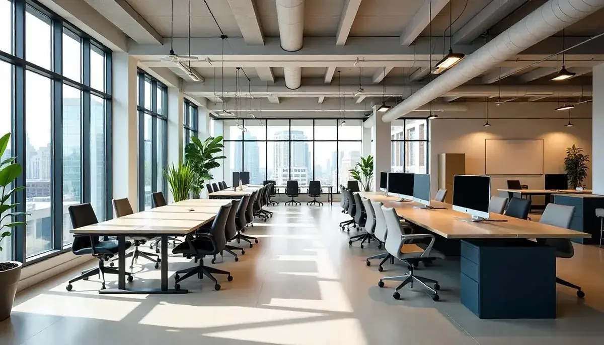 Commercial warehouse interior being prepared for urgent end of lease make good works in Melbourne